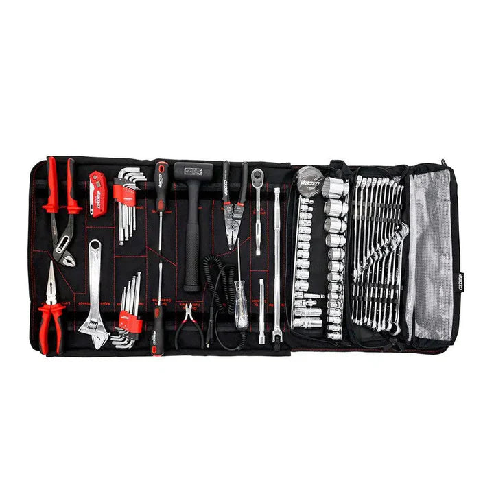 Combo Tool Roll | 82-Piece Metric and SAE Tool Roll and Dry Bag