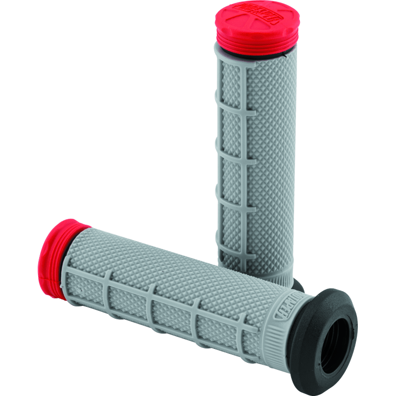 Tri Density ATV 1/2 Waffle Grips - Red