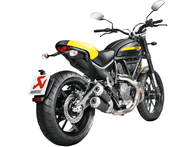 AKRAPOVIC Ducati Titanium Muffler Scrambler / Monster - Moto Shop Service