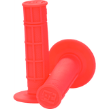 1/2 Waffle Grips - Neon Red