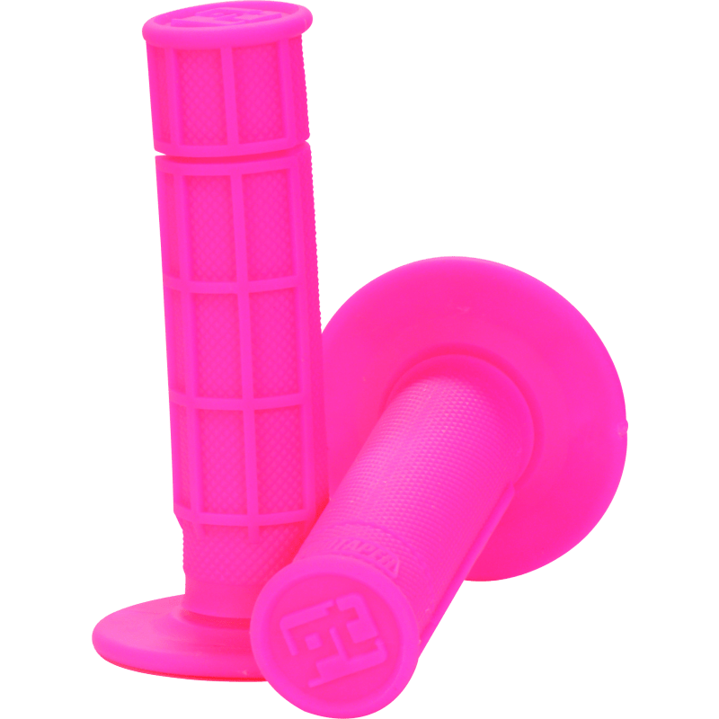 1/2 Waffle Grips - Neon Pink